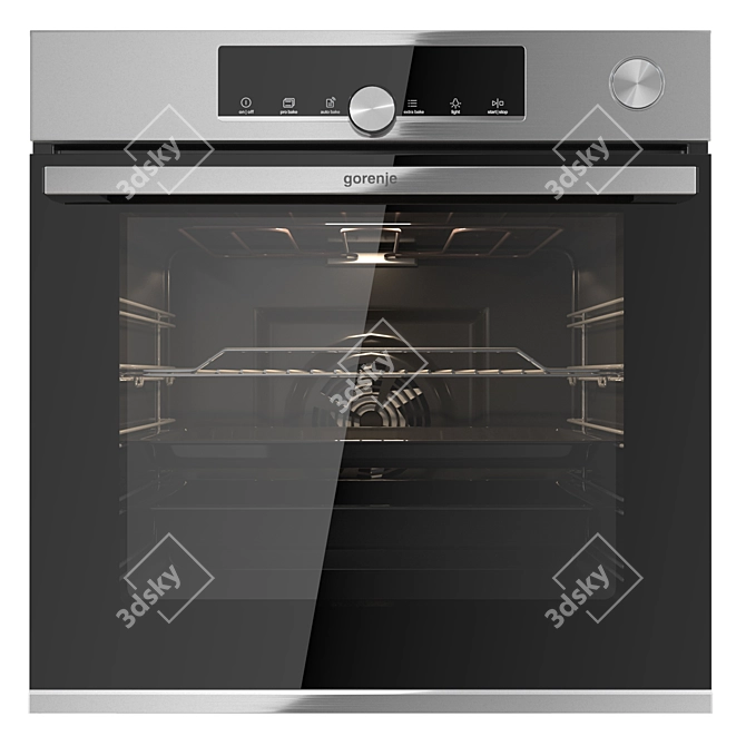 Title: Gorenje Built-In Oven BSA6747A04X 3D model image 1