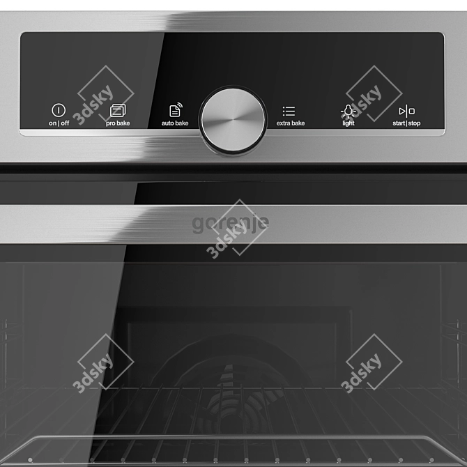 Title: Gorenje Built-In Oven BSA6747A04X 3D model image 4