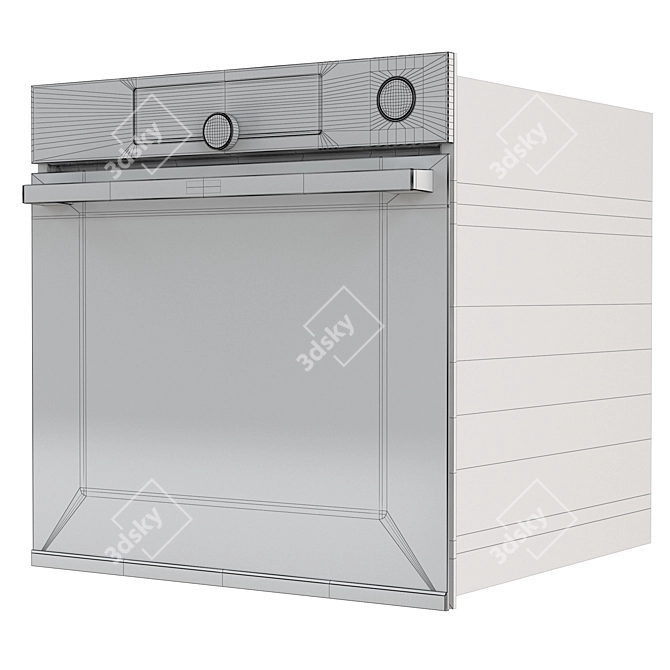 Title: Gorenje Built-In Oven BSA6747A04X 3D model image 7