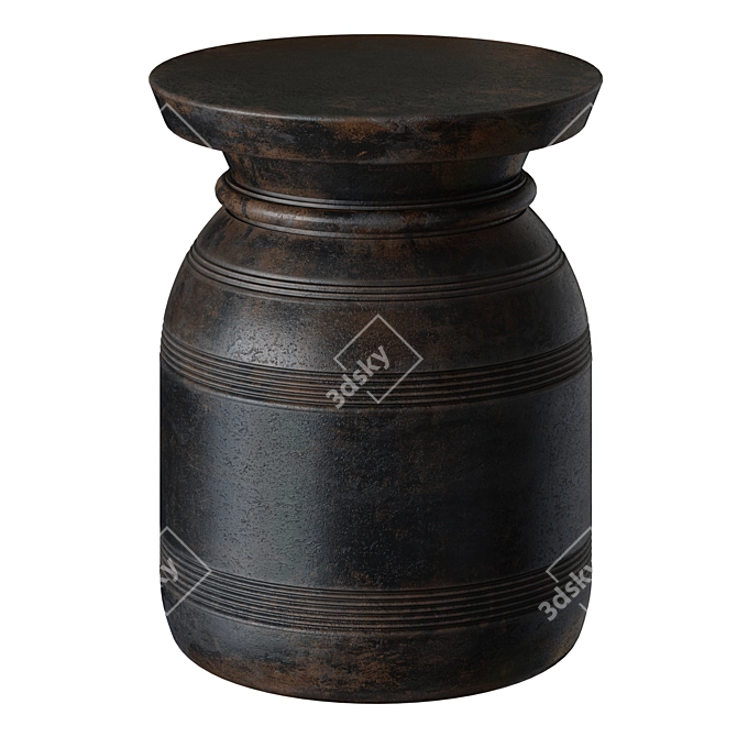 Elegant Big Sky Urn Table 3D model image 2