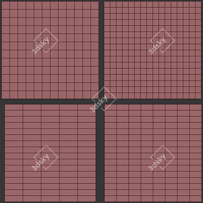 Seamless 4K Porcelain Floor Textures 3D model image 5