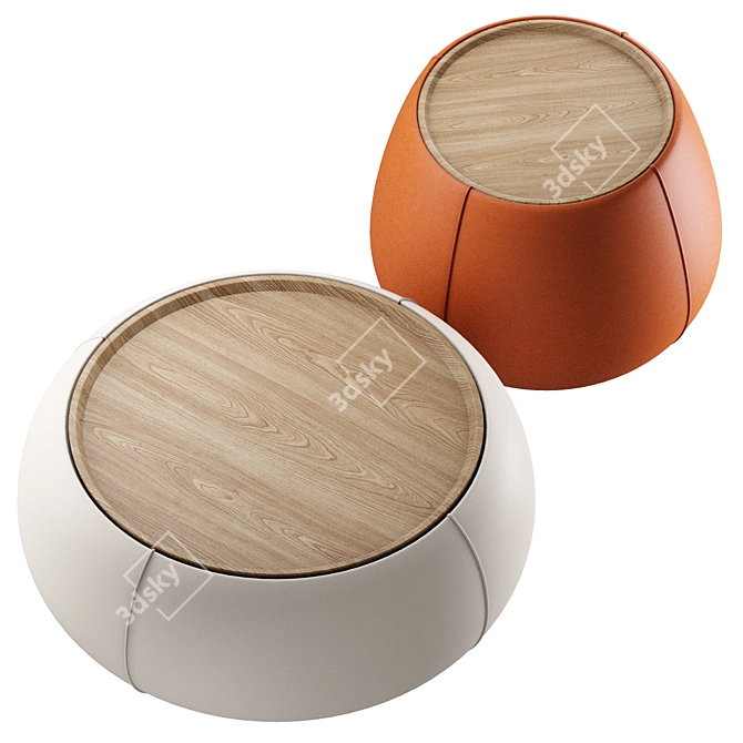 ModNodeDesign Table Set in 2 Sizes 3D model image 2