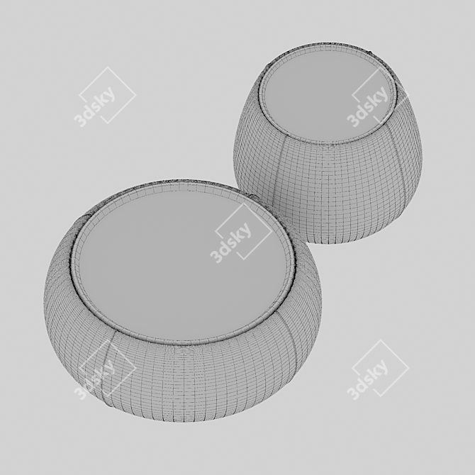 ModNodeDesign Table Set in 2 Sizes 3D model image 3
