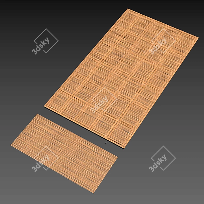 Polygonal Beam Decor Model 3D model image 5