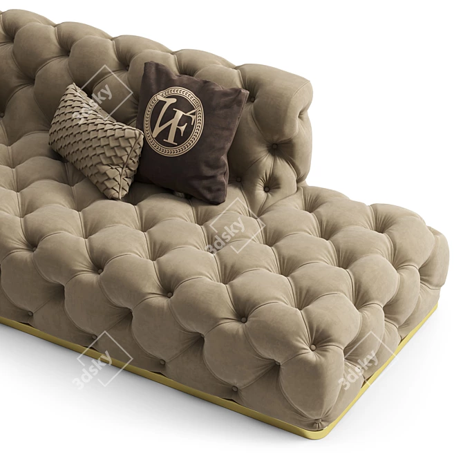 Vittoria Frigerio Caracciolo Daybed 3D Model 3D model image 3