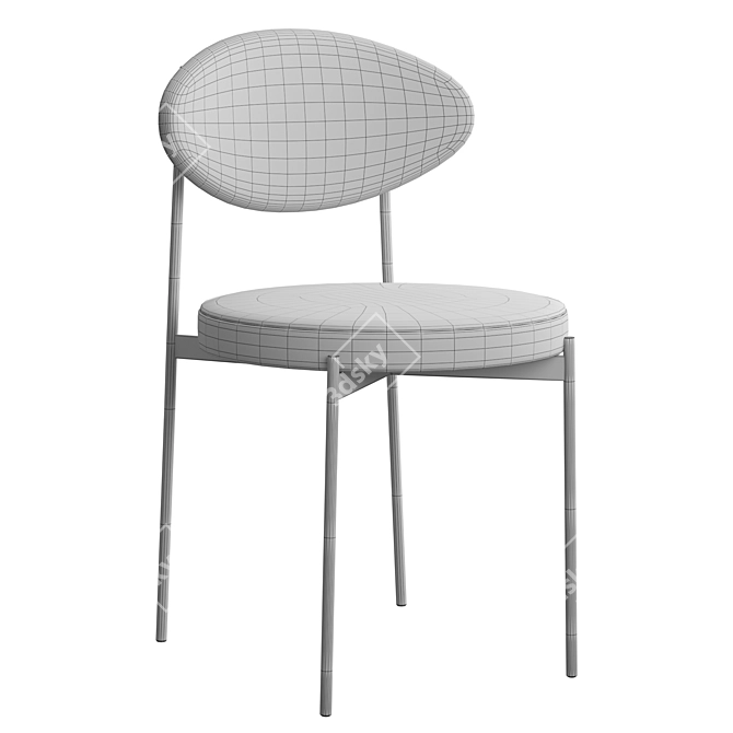 Stylish Gavin Chairs Collection 3D model image 6