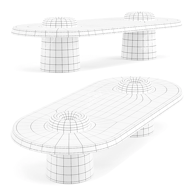 Emmanuelle Simon Baba Coffee Table 3D model image 3