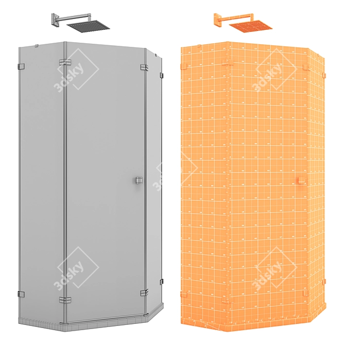 Radaway Shower Enclosures Collection 3D model image 6