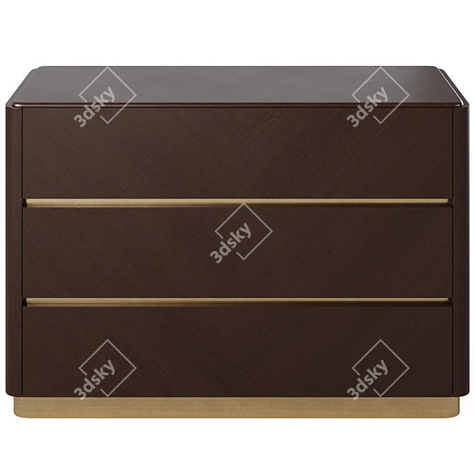  Sleek Sloane Dresser by Hamilton Conte 3D model image 2
