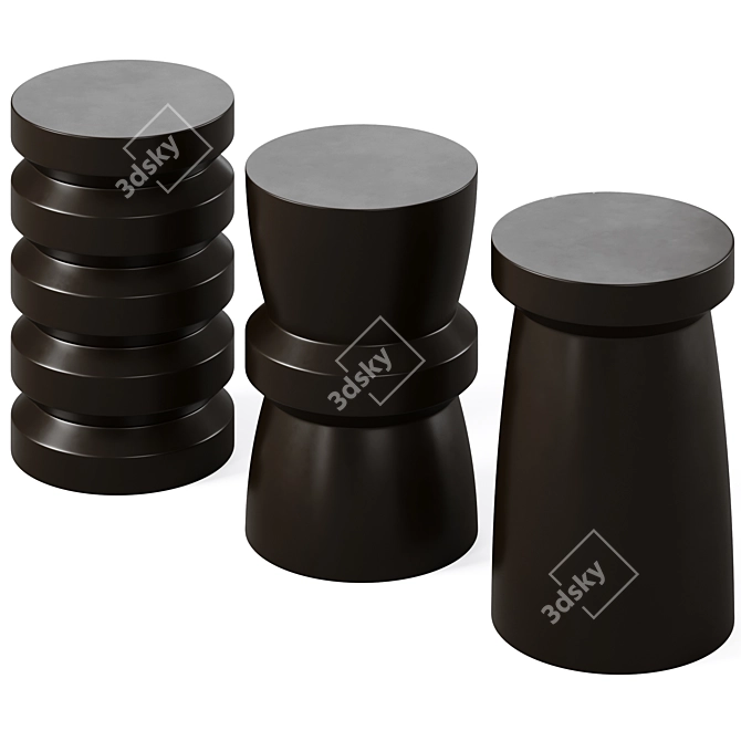 Sleek Coffee Tables 3 SISTERS 3D model image 3