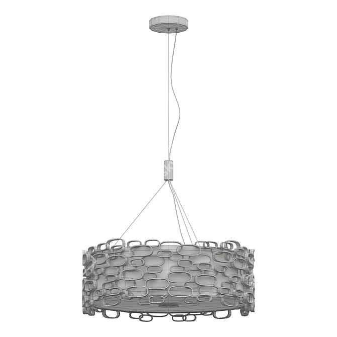 Modern Elegance Pendant Light 3D model image 3