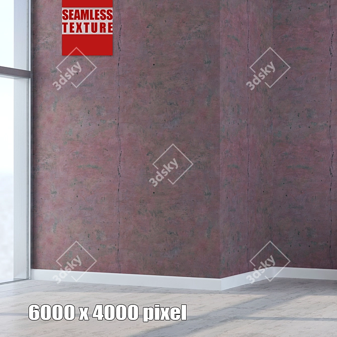 Seamless High-Detail Concrete Texture 3D model image 1