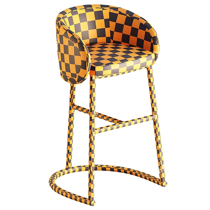 Elegant Visionnaire Sunny Stool 3D model image 7