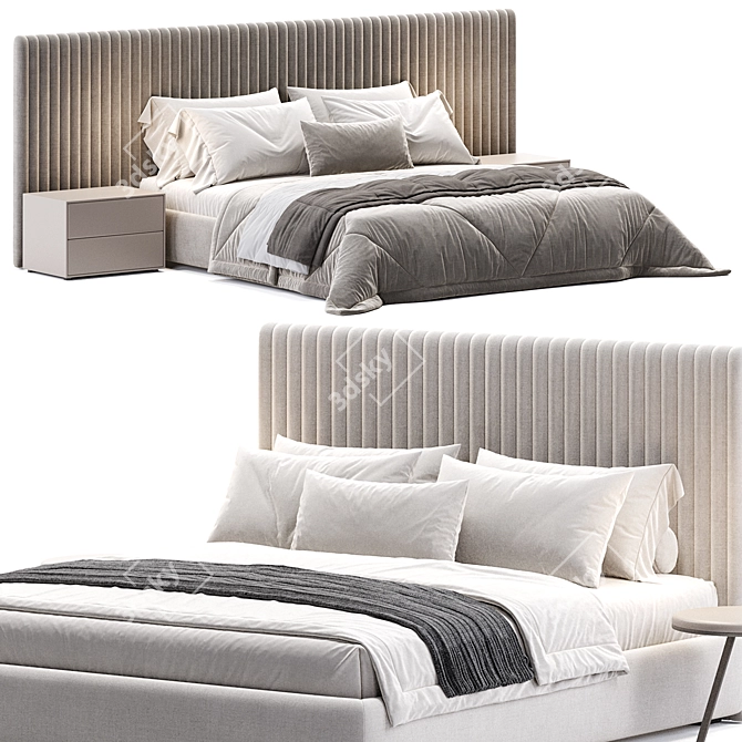 Space-Saving Belini Wall Bed 3D model image 2