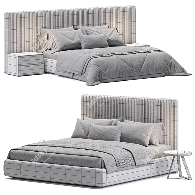 Space-Saving Belini Wall Bed 3D model image 4
