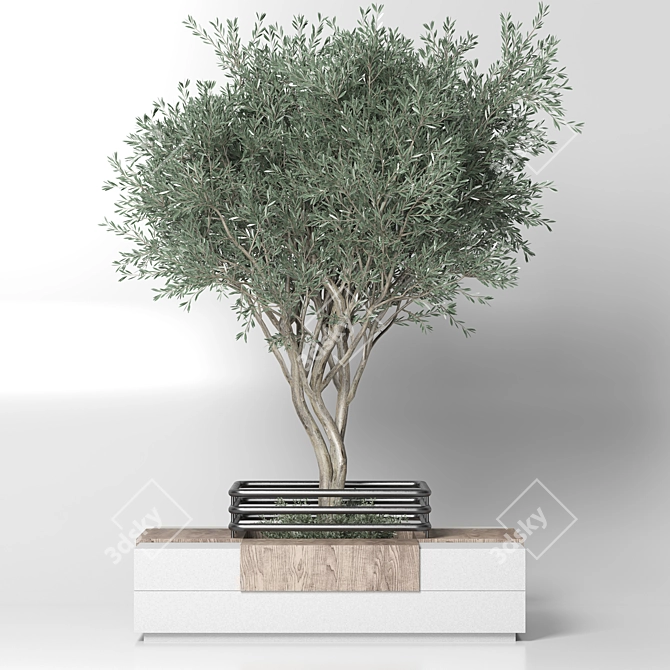 Modern Urban Furniture Set 2015 3D model image 4