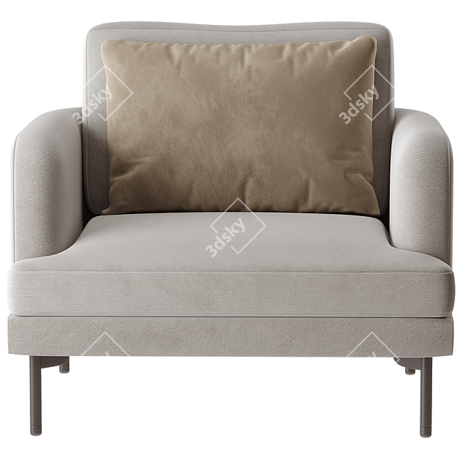 Modern Stylish Lounge Chair 2014 3D model image 2