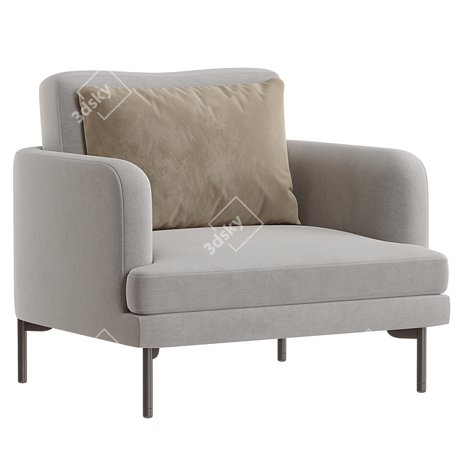 Modern Stylish Lounge Chair 2014 3D model image 3