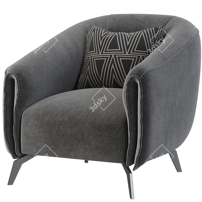 Modular Modern Chair Design 3D model image 1