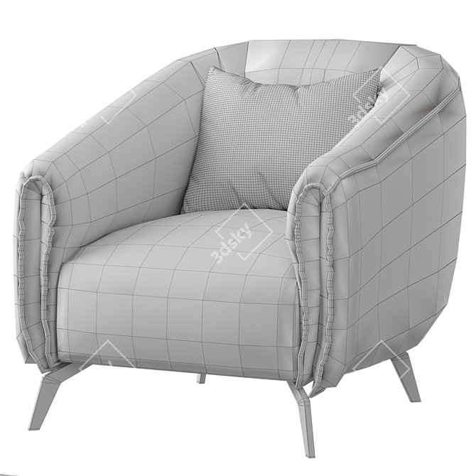 Modular Modern Chair Design 3D model image 4