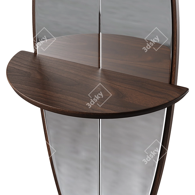  Sleek Surf Wall Mirror 3D model image 3