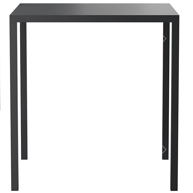 Modern Qu Polygonal Table Sculpture 3D model image 3