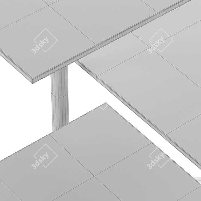 Stylish Colos Stato Rectangle Furniture 3D model image 4