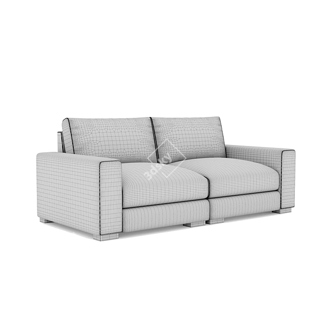 Modern Comfort Deep Air Sofa 3D model image 4