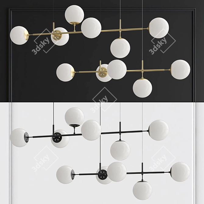 Artisanal Design Lamps: EDMUND 3D model image 2