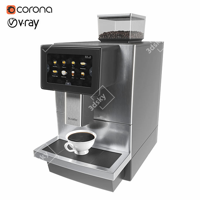 Professional Coffee Machine Dr. Coffee 3D model image 6