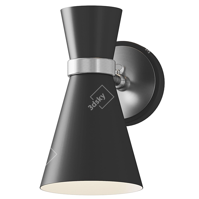 Elegant Z-Lite Soriano Sconce 3D model image 3