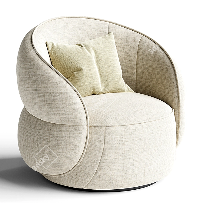 Modern Clip Armchair Ditre Italia 3D model image 2