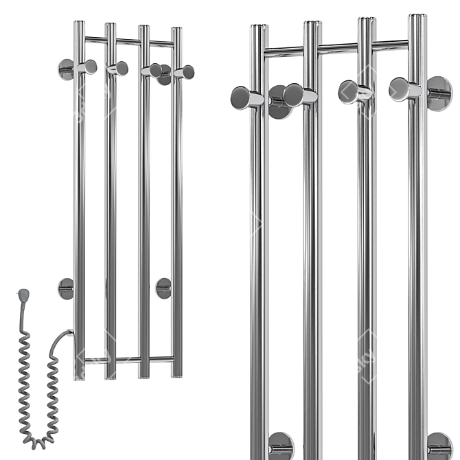 Electric Towel Warmer Domoterm Tango 3D model image 1