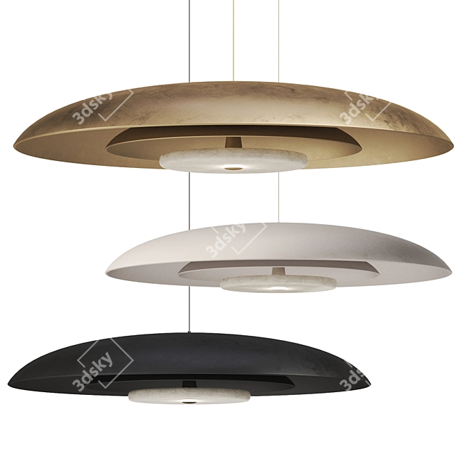 Soktas Coral Duo Dome Sculpture 3D model image 1