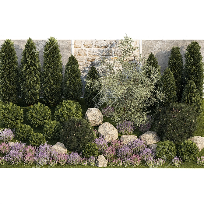 Alpine Garden Collection Kit 3D model image 4