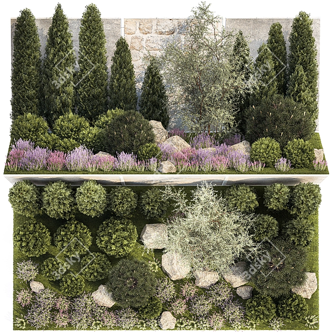 Alpine Garden Collection Kit 3D model image 6