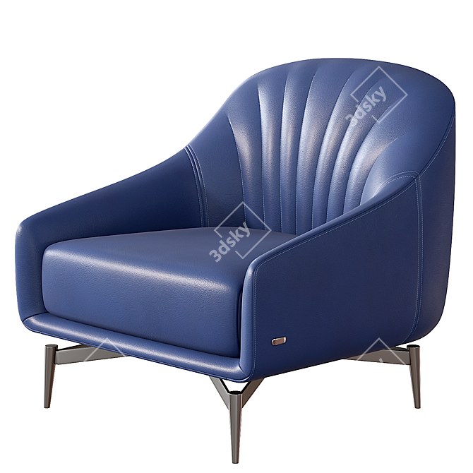  Natuzzi Editions C014 Felicita Armchair 3D model image 4