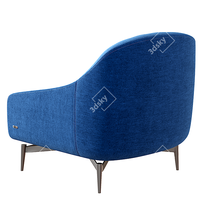  Natuzzi Editions C014 Felicita Armchair 3D model image 5