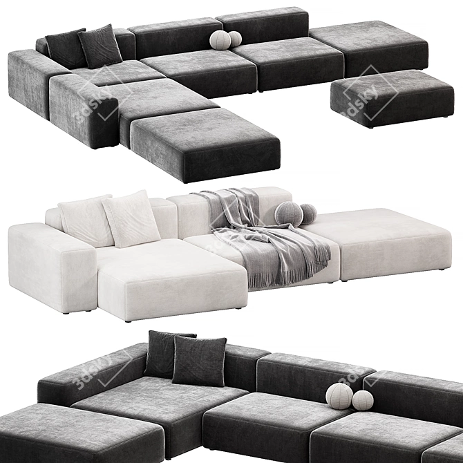 Outdoor Modular Sofa Island | Lapalma 3D model image 2