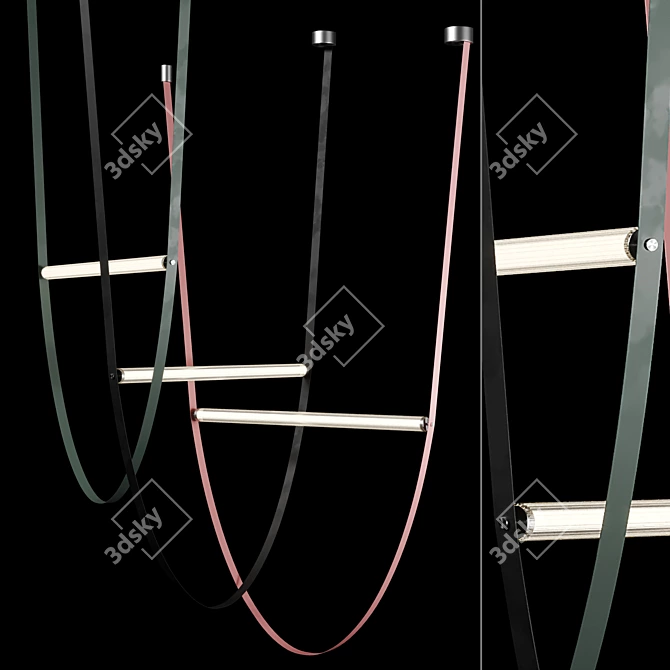 Modern Wireline Belt Lighting 3D model image 3