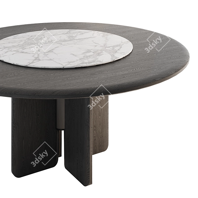 High-Quality Faifo Dining Table 3D model image 3