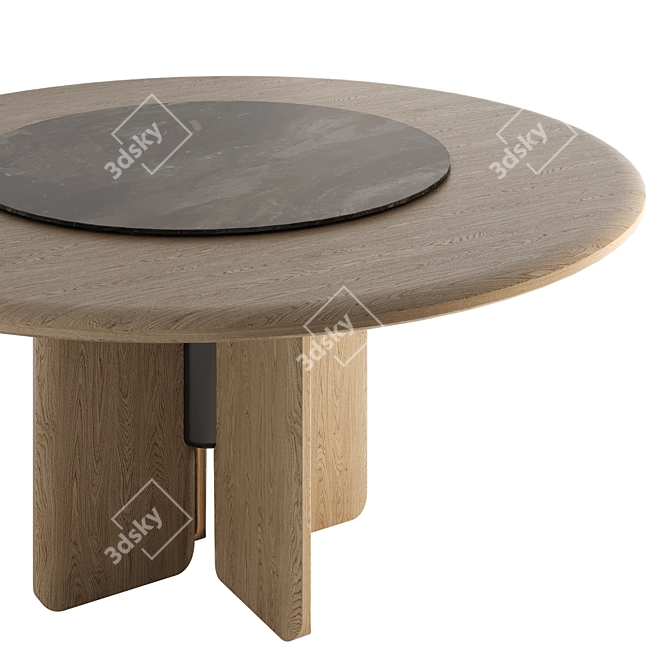 High-Quality Faifo Dining Table 3D model image 5