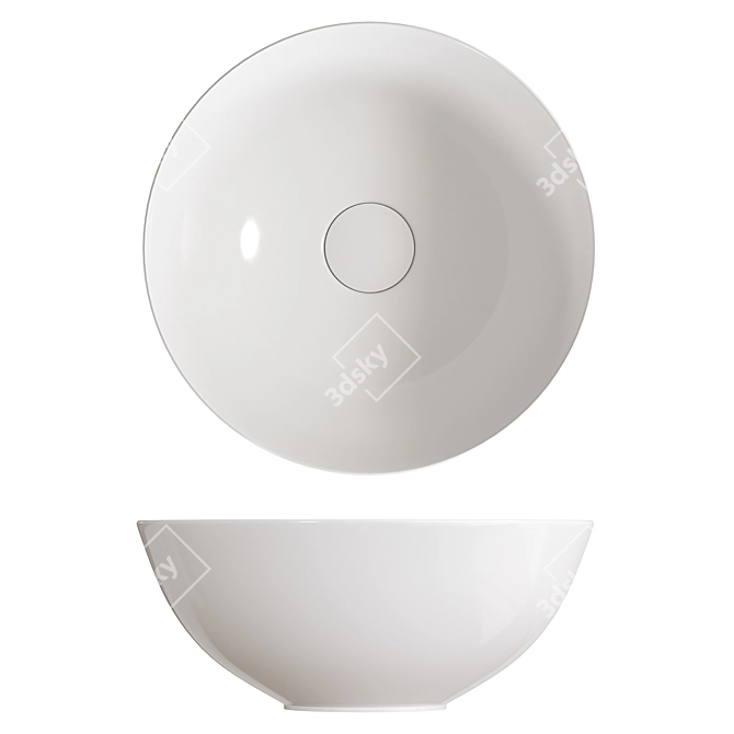 Ceramica Nova Washbasins Collection 3D model image 2