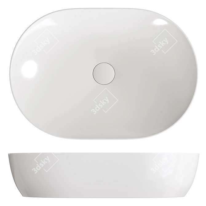 Ceramica Nova Washbasins Collection 3D model image 3