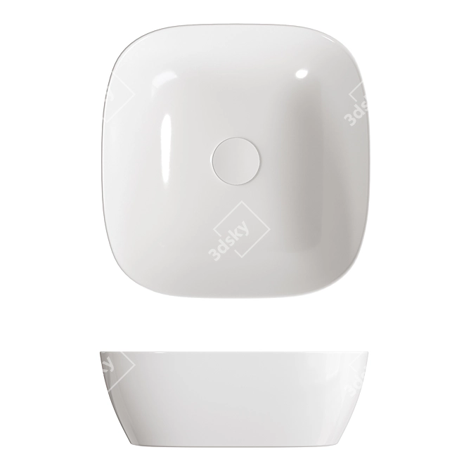 Ceramica Nova Washbasins Collection 3D model image 4