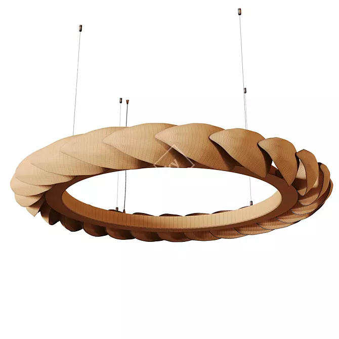 Acacia Chandelier - Contemporary Elegance 3D model image 4