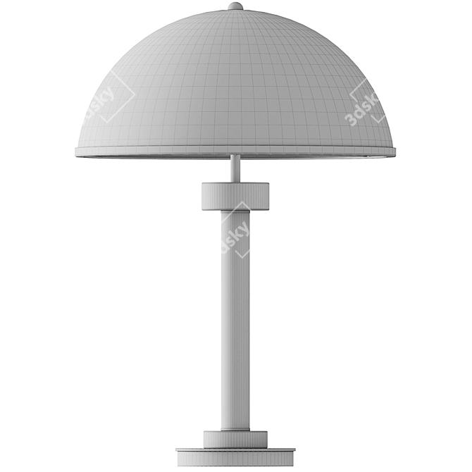 Elegant Zaphir Table Lamp 3D model image 3