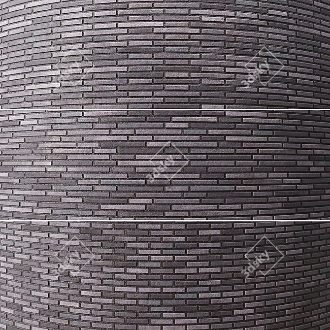 Seamless Brick Texture Set 015 3D model image 4