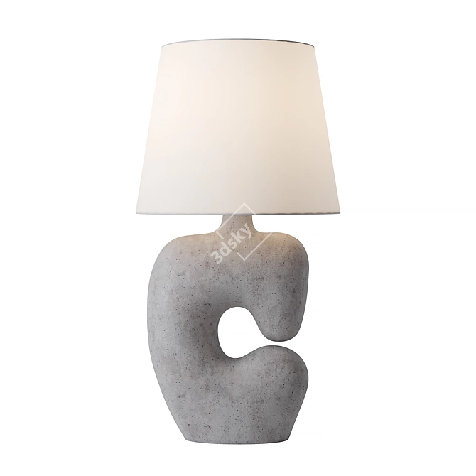 Sure, I will provide a unique title following the provided guidelines and based on the information you shared. 

Satin Terra Table Lamp 3D model image 1