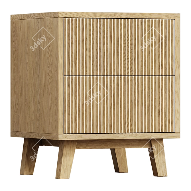 Osobica Bedside TV Stand, Table 3D model image 3